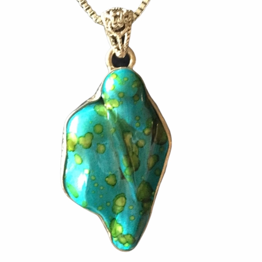 Ladies Pendant Necklace, Sterling Silver Chain